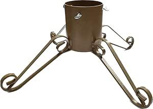 Gold Traditional Christmas Tree Stand - 5" Diameter