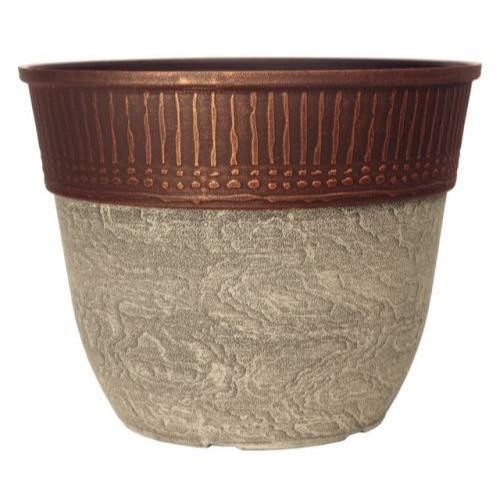 Baker Planter 15"  Ceramic White