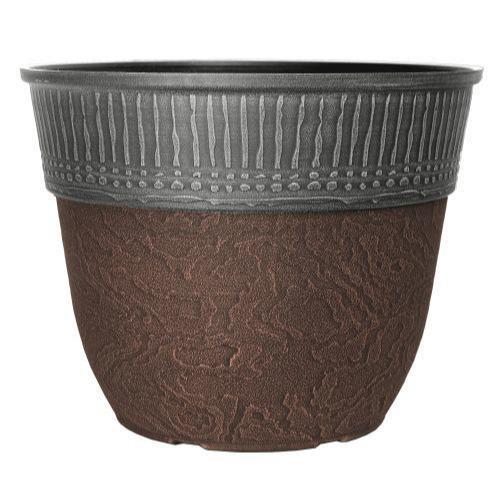 Baker Planter 15"  Chestnut Chalk Fusion